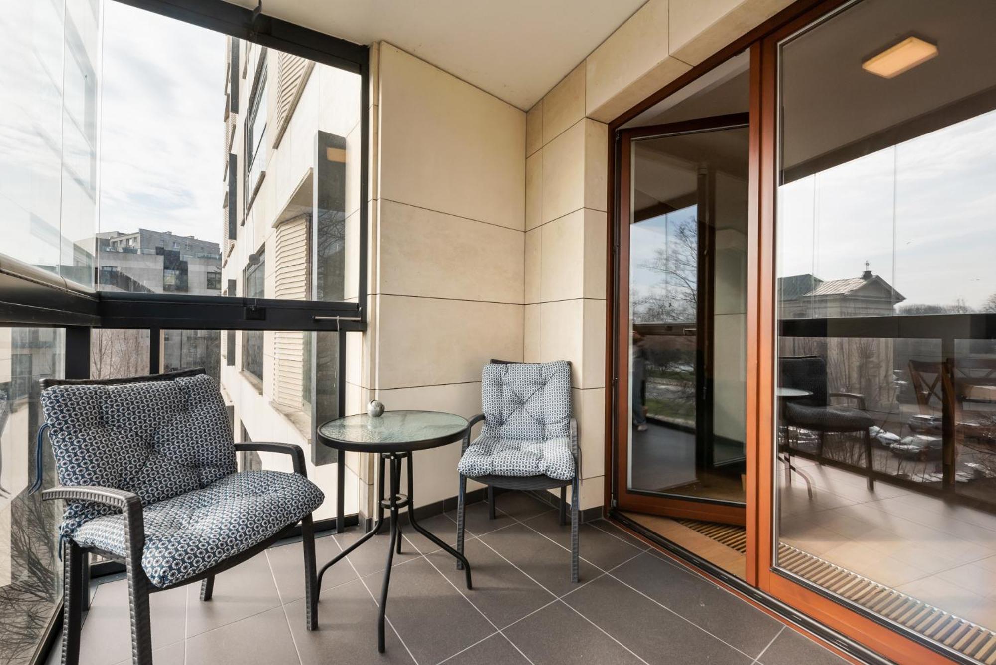 Solec Cristal Home Apartment Warschau Exterior foto